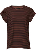 Alma U Tshirt | Espresso Stripe – nedsat