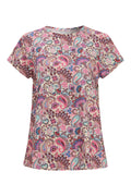 Alma U Tshirt | Pink Paisley | T-Shirt fra Liberté