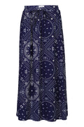 Alma Loose Skirt | Blue Scarf | Nederdel fra Liberté – nedsat
