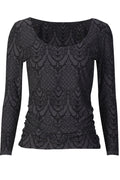Alma Ls Turn Top | Dunkelgraue Lala | Wendebluse von Liberté – nedsat