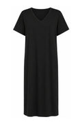 Alma Vneck Tshirt Dress | Black | Kjole fra Liberté – nedsat