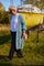 Lange offene Strickjacke aus flauschigem Mohair 82121L | Seladon | Stricken von Lisen