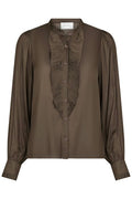 Zola Blouse | Brown | Bluse fra Neo Noir – nedsat
