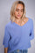 Taci 3/4 V-Neck Knit  | Hydrangea | Strik fra Mos Mosh