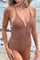 Skin Sand Crepe Swimsuit 157729 | Toffee | Badedragt fra Neo Noir