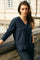 Tani V-neck Knit | Salute Navy | Strik fra Mos Mosh