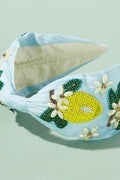 Dazzling Gem Lemon | Light Blue | Hårbøjle fra By Timm