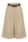 Zita Cotton Bermuda Shorts | Beige