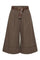 Zita Cotton Bermuda Shorts | Dark Maroon