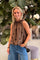 Lucina Dot Top | Brown Polka Dot