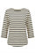 Silje Striped Tee | Black | T-Shirt fra Atelier C