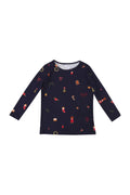 Alma Ls Tshirt Kids | Dog Navy