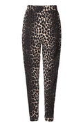Alma Pants (Fleece) | Dark Brown Lux Leo | Bukser fra Liberté – nedsat