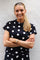 Alma Top | Black Big Dot | Bluse fra Liberté