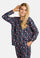 Alma Ls Top | Cookiehouse Navy | Bluse fra Liberté