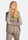 Alma Ls Top | Smiley Peace Brown | Bluse fra Liberté