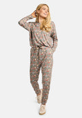 Alma Ls Top | Smiley Peace Brown | Bluse fra Liberté – nedsat