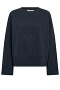 Gali O-LS Tee | Salute Navy | T-Shirt fra Mos Mosh – nedsat