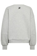 Candela O-LS Sweatshirt | Grey Melange | Sweatshirt fra Mos Mosh – nedsat