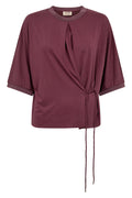 Juana O-SS Tee | Port Royale | T-Shirt fra Mos Mosh – nedsat