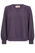 Kylie Miley Blouse | Sweet Grape | Bluse fra Mos Mosh – nedsat