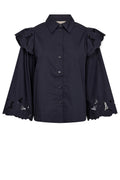 Heliam Broange Shirt | Salute Navy | Skjorte fra Mos Mosh – nedsat
