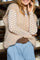 Bjoerk Pullover Vest | Latte | Strik fra Black Colour