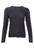 Alba Ls Tee | Black Mono – nedsat
