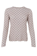 Alba Ls Tee | Natural Mono – nedsat