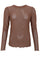 Alexis Tee W/Stones | Nougat | Bluse fra Black Colour