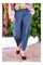 Ally Barrel Pant | Navy | Bukser fra Black Colour