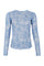 Annie Shier Mesh Blouse | Blue | Bluse fra Black Colour