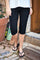 Beate Capri Pant | Black | Bukser fra Black Colour
