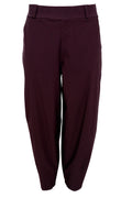 Beverly Barrel Pant | Black Coffee | Bukser fra Black Colour
