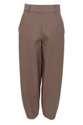 Beverly Barrel Pant 41010 | Taupe | Black Colour – nedsat