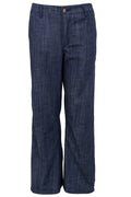 Box Line Pant | Navy Denim | Hose von Black Colour