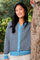 Dell Striped Knit Cardigan | Navy | Strik fra Black Colour