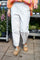 Denice Denim Barrel Pant | White | Bukser fra Black Colour