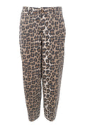 Ellie Barrel Pant | Leopard | Bukser fra Black Colour – nedsat