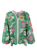 Elvira Blouse | Green | Bluse fra Black Colour – nedsat