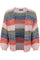 Filuca Striped Cardigan | Camel Blue | Strik fra Black Colour