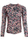 Florence Mesh Bluse | Schwarzes Tier | Bluse von Black Colour