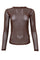 Jessie Mesh Blouse | Coffee