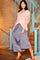 Luna Regular Skirt | Blue Mist | Nederdel fra Black Colour