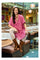 Luna S/S Kaftan Tunic | Savannah Pink | Kjole fra Black Colour