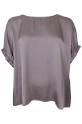 Mabel Blouse 40996 | Taupe | Black Colour – nedsat
