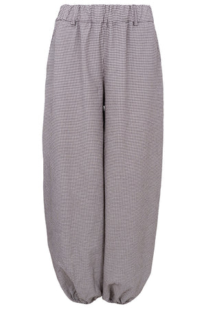 Manon Balloon Pant 41284 | Coffee | Black Colour