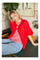 Maylee Ss Tee | Rose Red | Bluse fra Black Colour