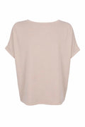 May Loose Blouse | Sand | Bluse fra Black Colour – nedsat
