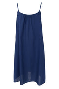 Minna Short Strap Dress | Navy – nedsat